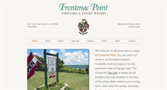 Desktop Screenshot of frontenacpoint.com