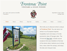Tablet Screenshot of frontenacpoint.com